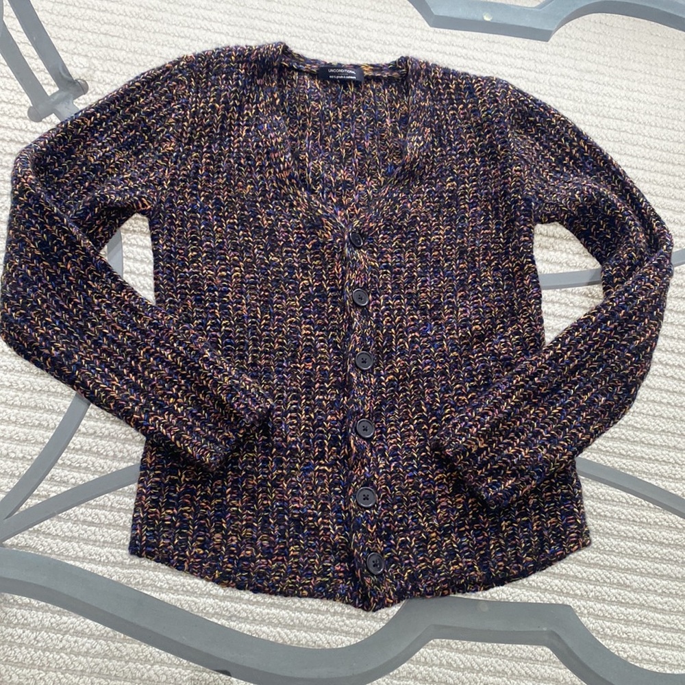 Multicoloured 100% cashmere sweater